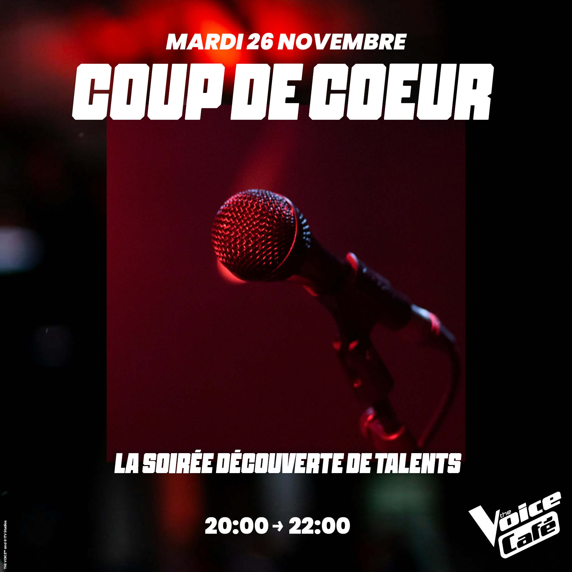 COUP DE COEUR – LA SOIRÉE DÉCOUVERTE DE TALENTS