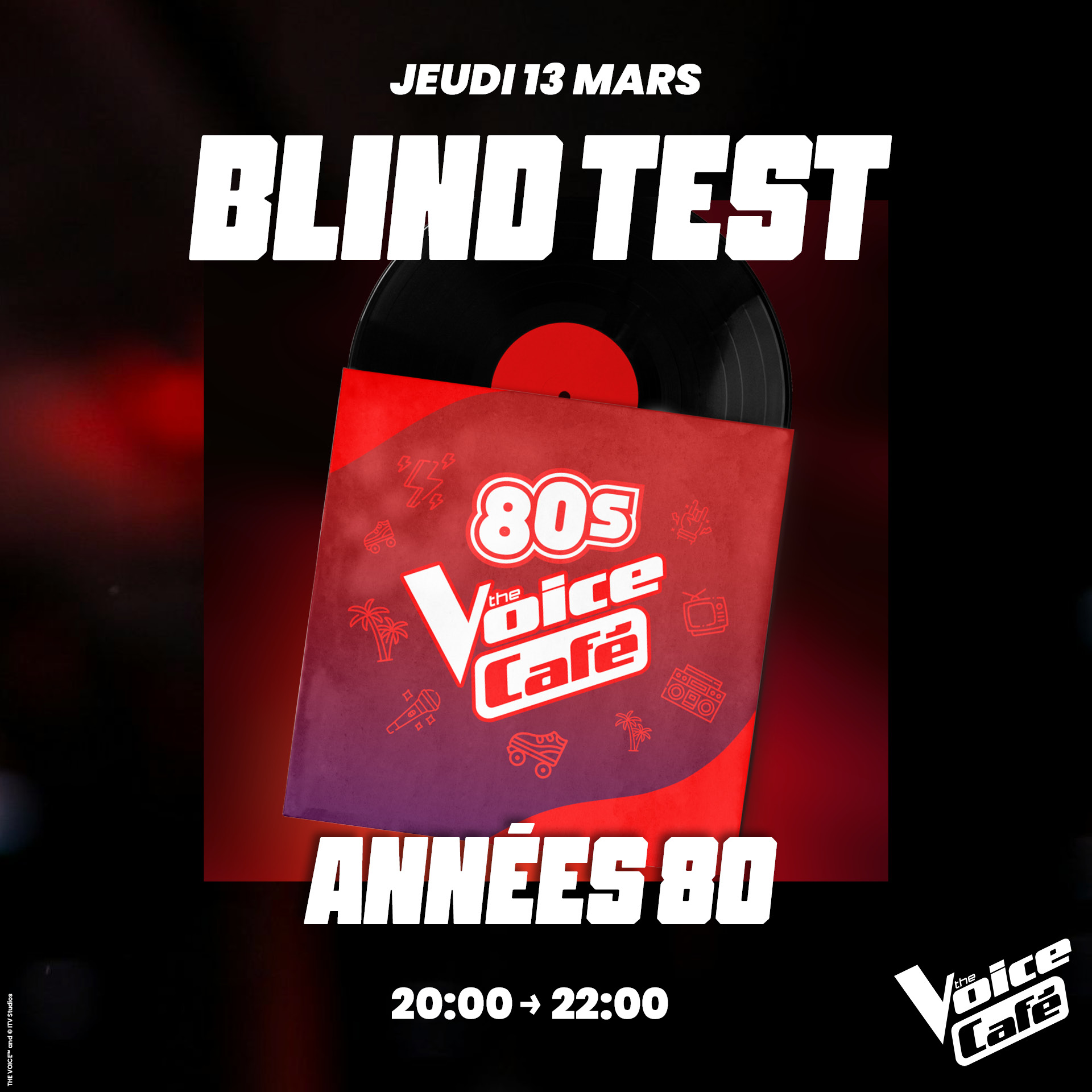 SOIRÉE BLIND TEST ANNÉES 80