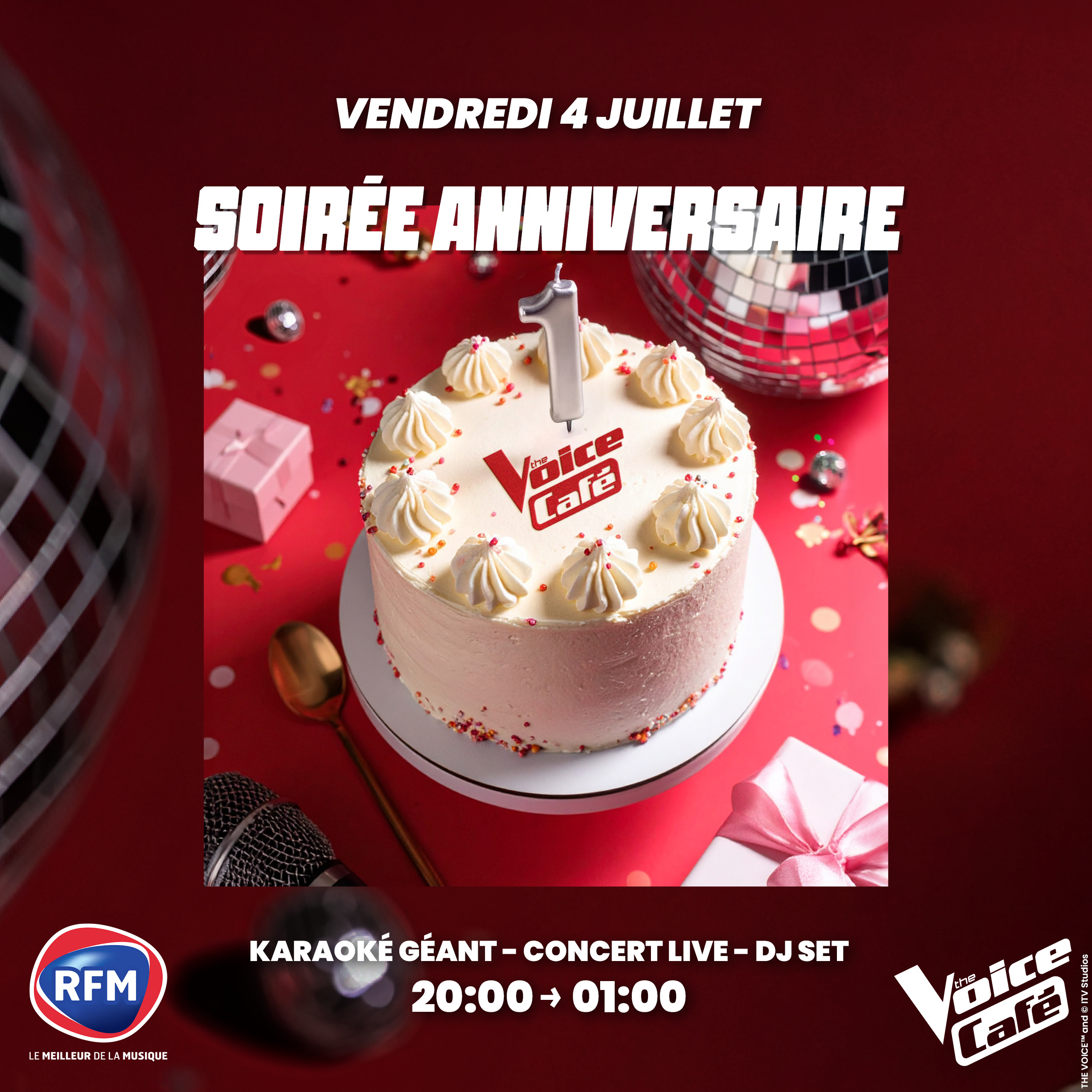 SOIRÉE ANNIVERSAIRE – 1 AN DU THE VOICE CAFÉ