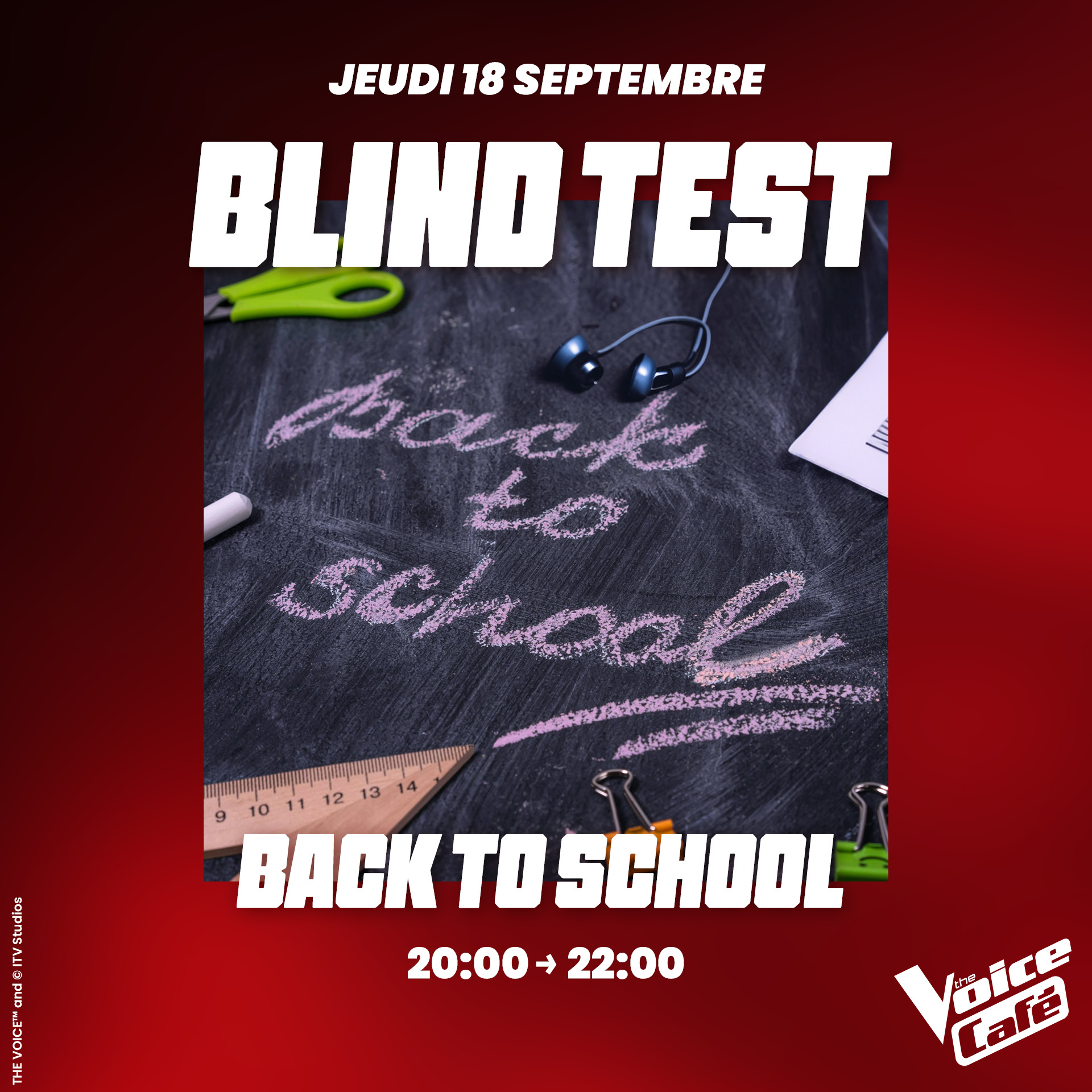BLIND TEST – BACK TO SCHOOL