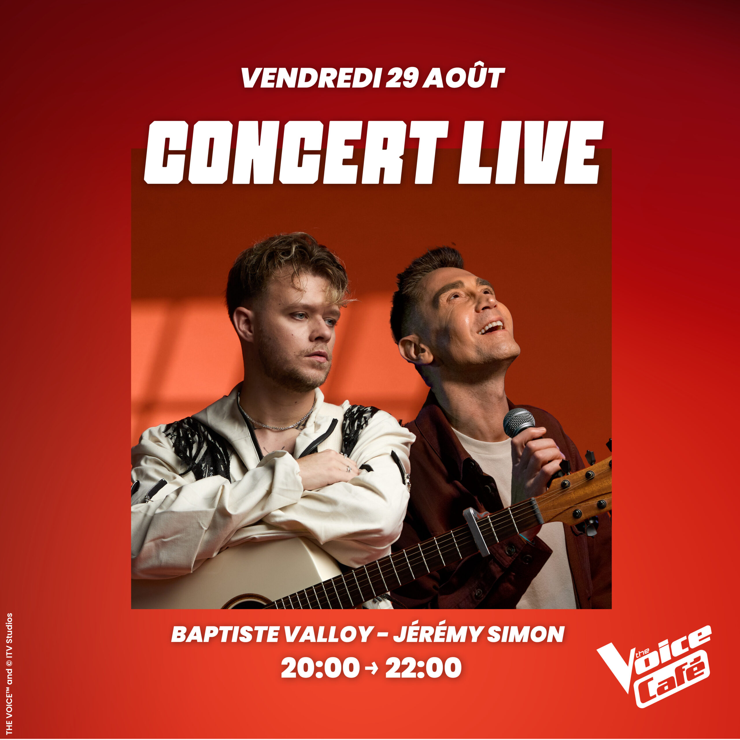 CONCERT LIVE – JEREMY SIMON & BAPTISTE VALLOY