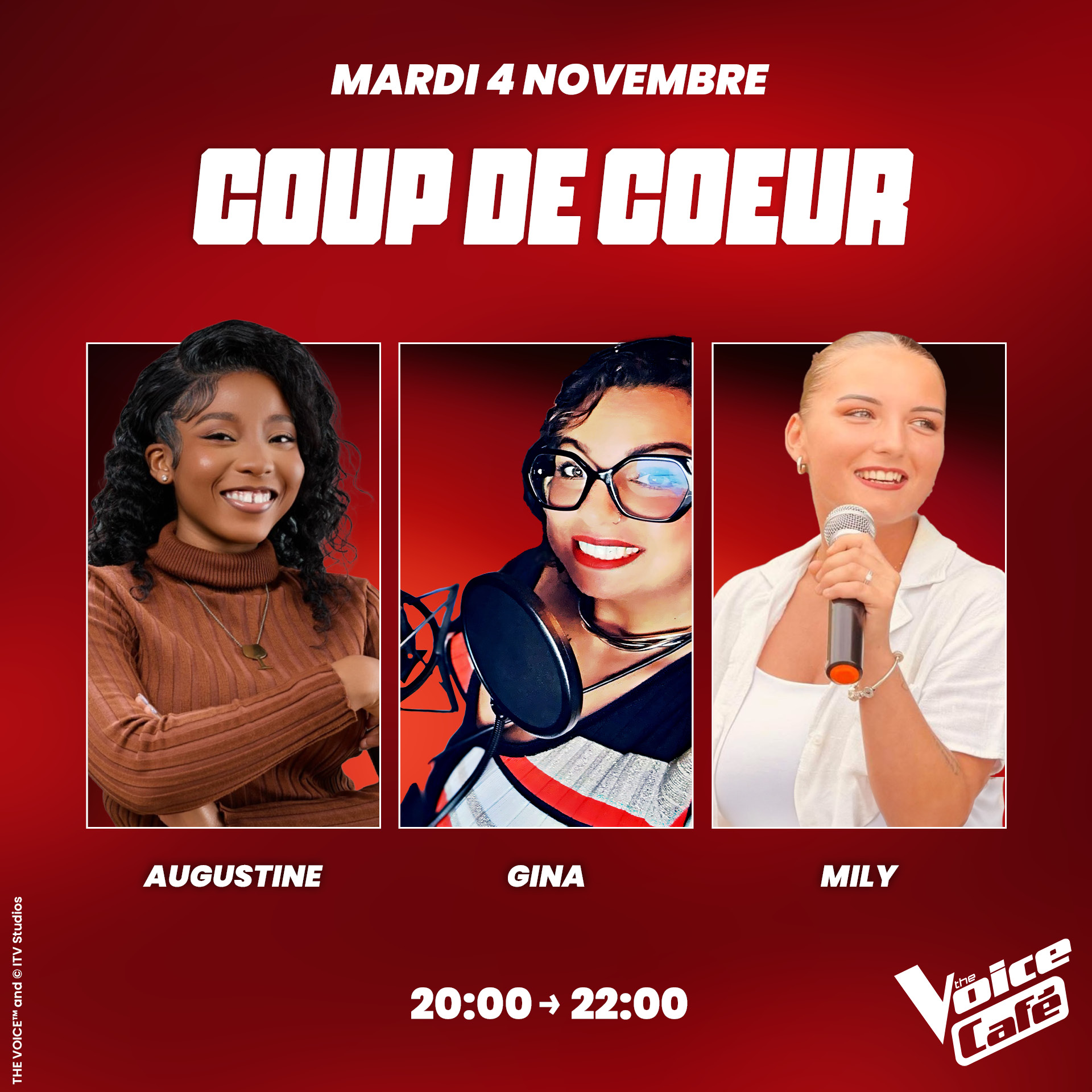COUP DE COEUR – LA SOIRÉE DÉCOUVERTE DE TALENTS – AUGUSTINE x GINA x MILY