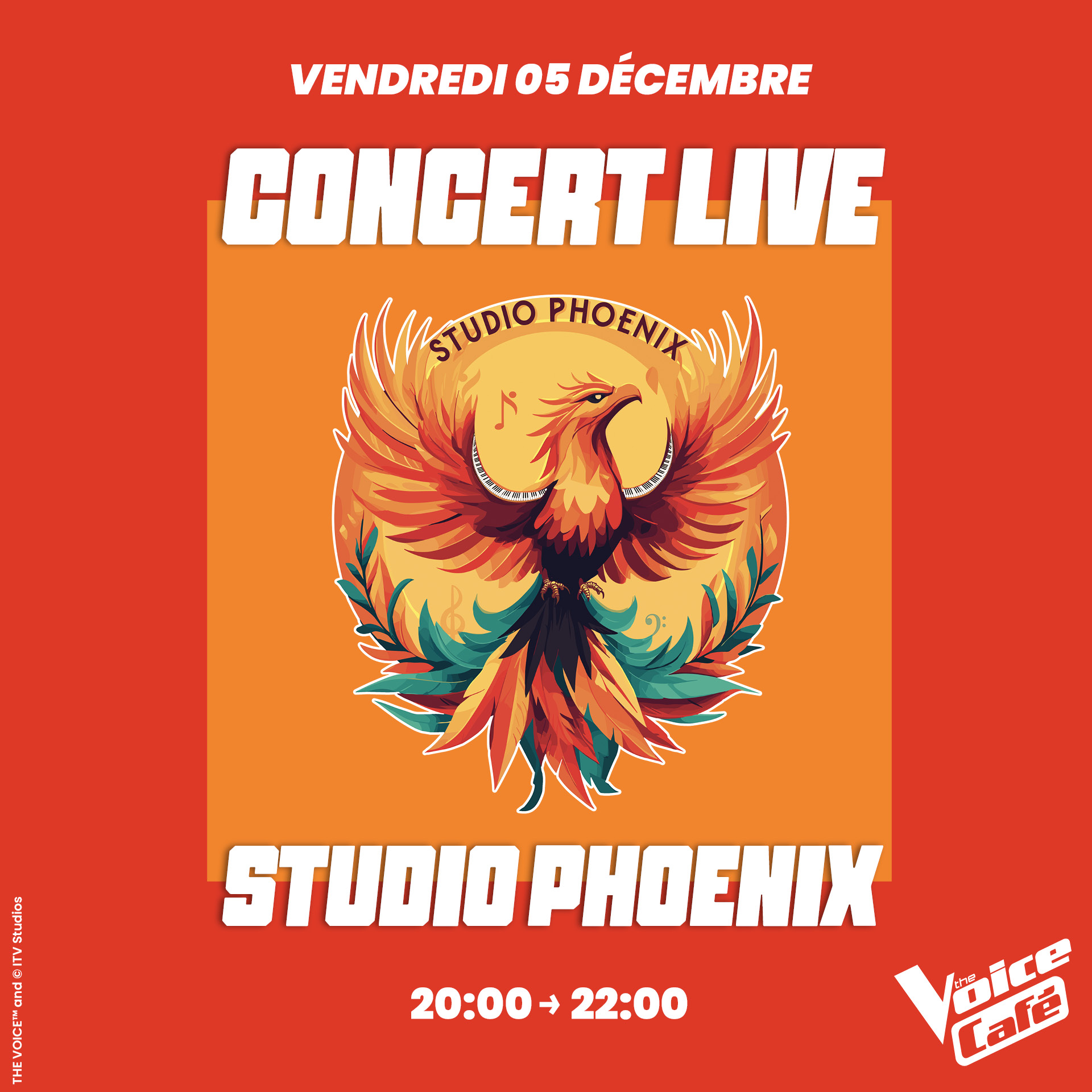 CONCERT LIVE –  STUDIO PHOENIX