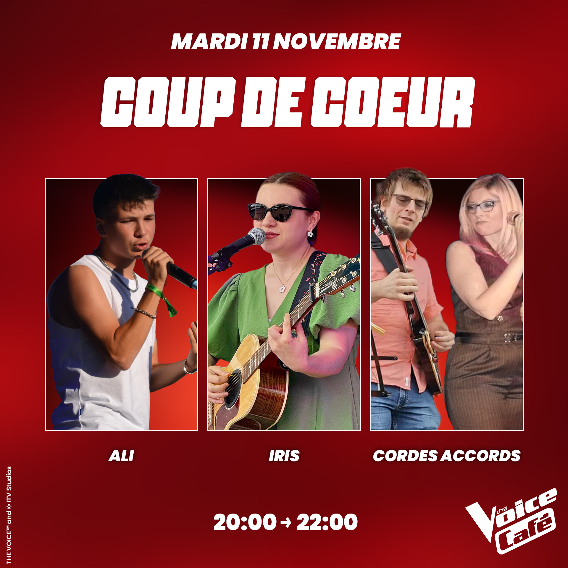 COUP DE COEUR – LA SOIRÉE DÉCOUVERTE DE TALENTS – ALI x IRIS x CORDES ACCORDS