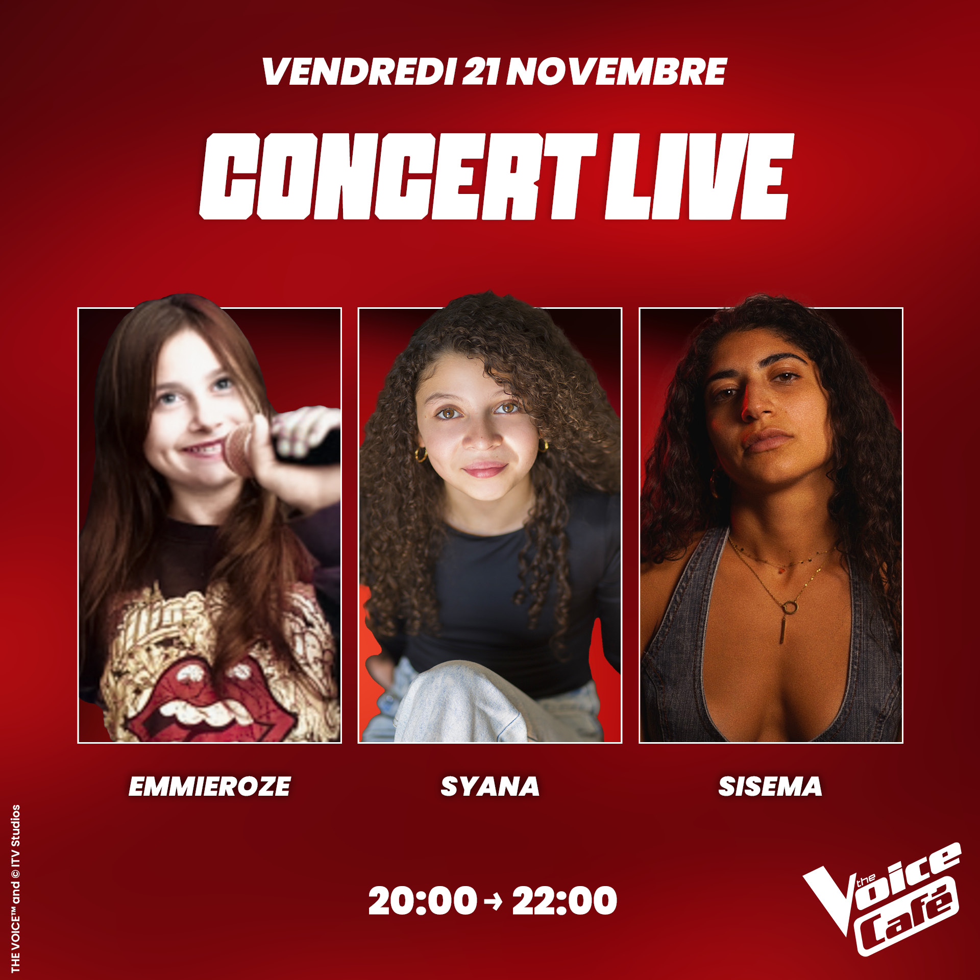 CONCERT LIVE –  EMMIEROZE – SYANA – SISEMA