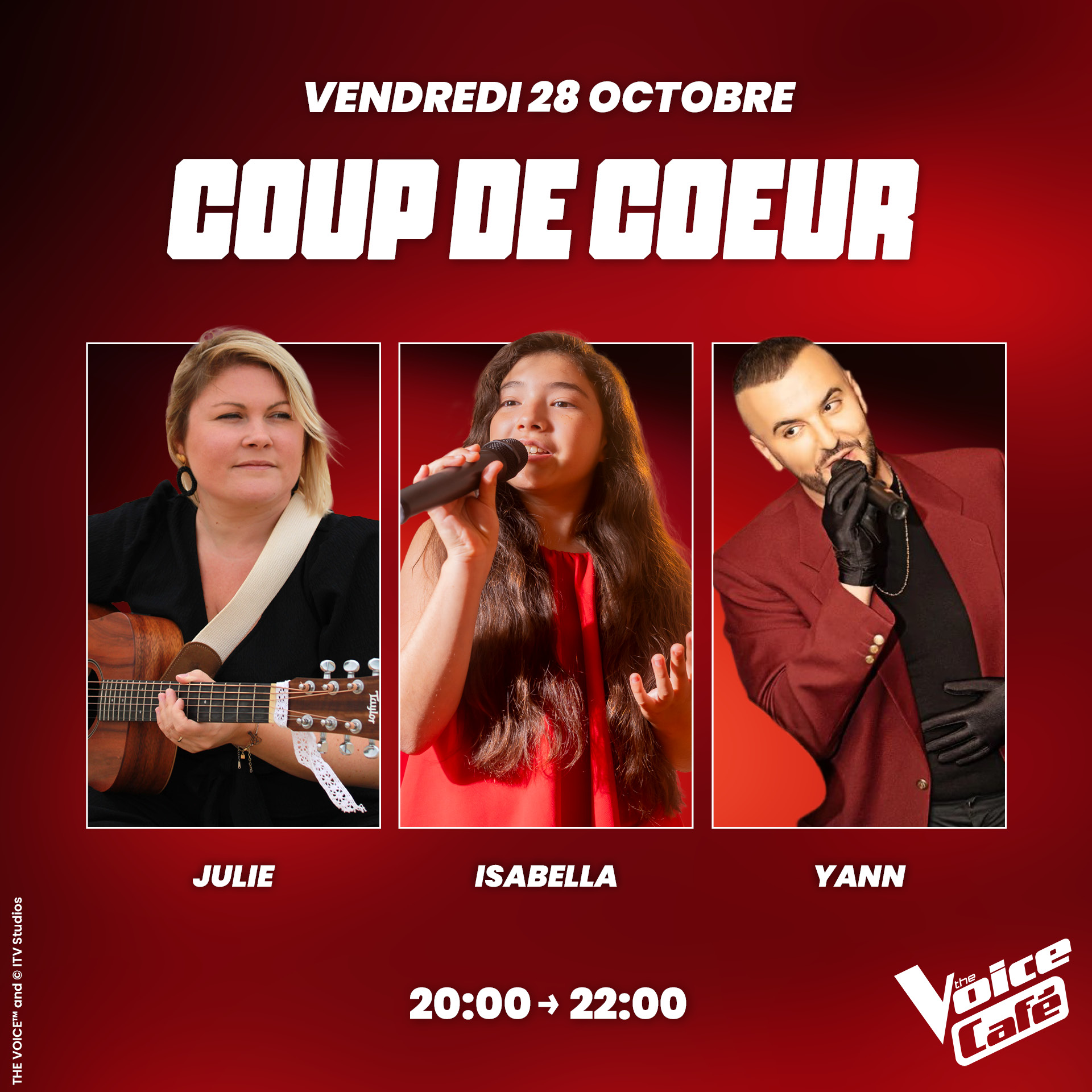 COUP DE COEUR – LA SOIRÉE DÉCOUVERTE DE TALENTS – ISABELLA x JULIE x YANN