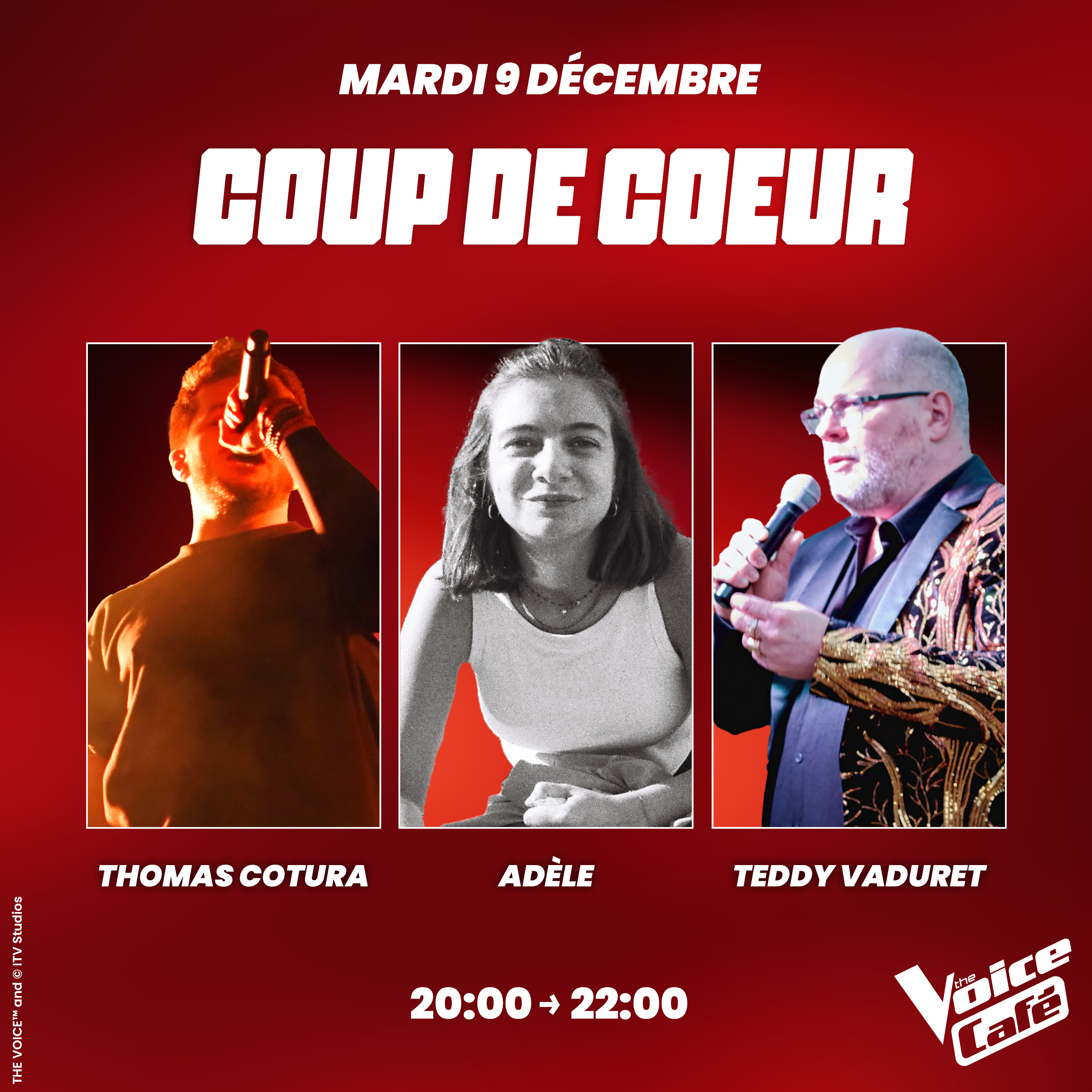 COUP DE COEUR – LA SOIRÉE DÉCOUVERTE DE TALENTS – THOMAS COTURA X TEDDY VADURET X ADELE