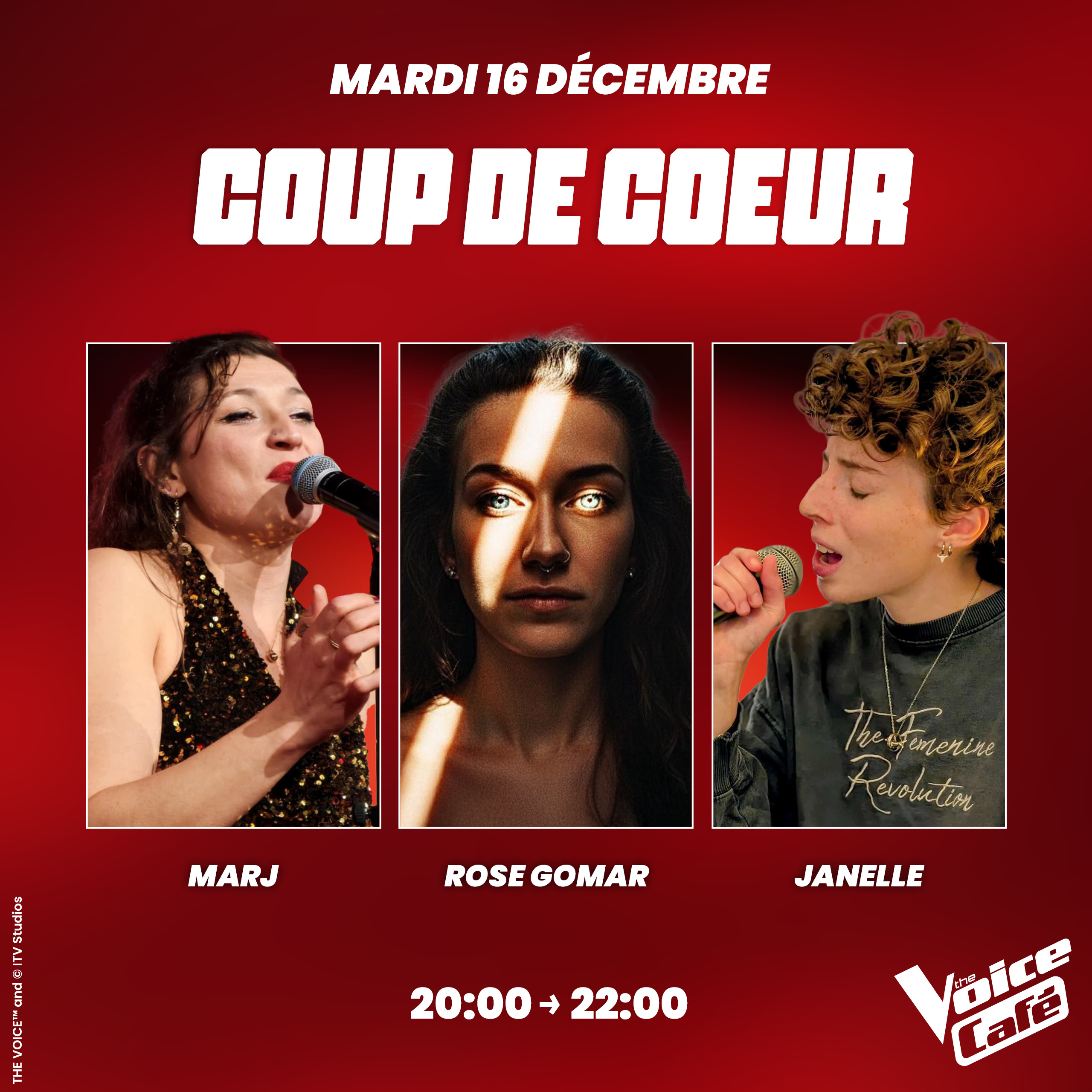 COUP DE COEUR – LA SOIRÉE DÉCOUVERTE DE TALENTS – MARJ x ROSE GOMAR x JANELLE