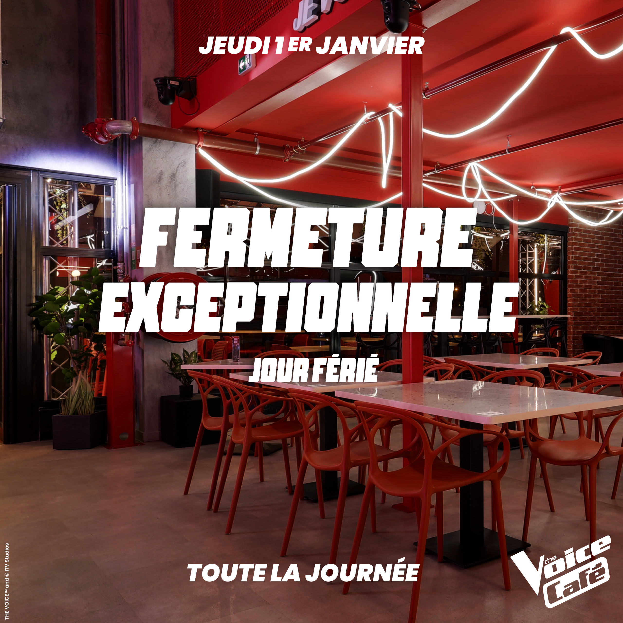 FERMETURE EXCEPTIONNELLE