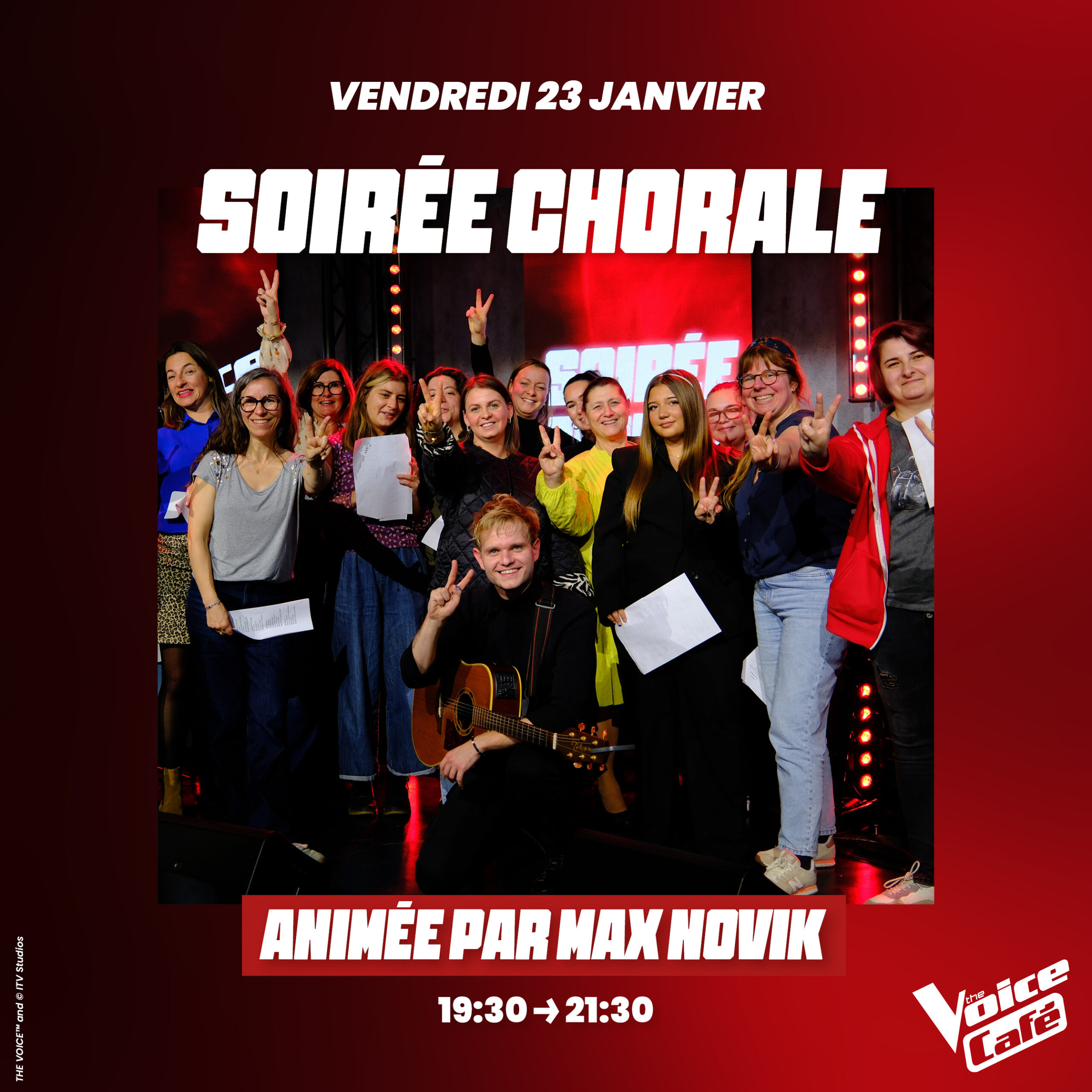 SOIRÉE CONCERT CHORALE ANIMÉE PAR MAX NOVIK 