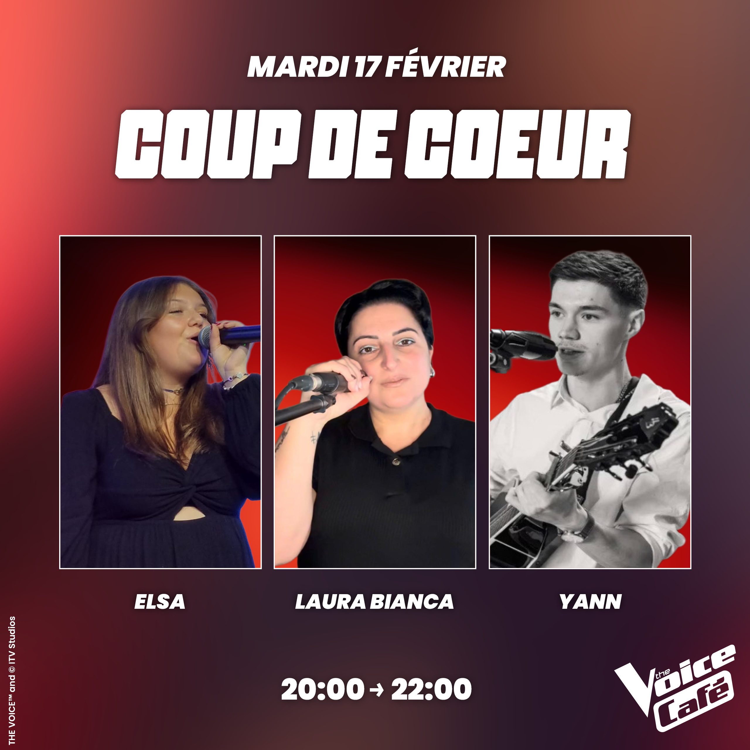 COUP DE COEUR – LA SOIRÉE DÉCOUVERTE DE TALENTS – ELSA X LAURA BIANCA – YANN