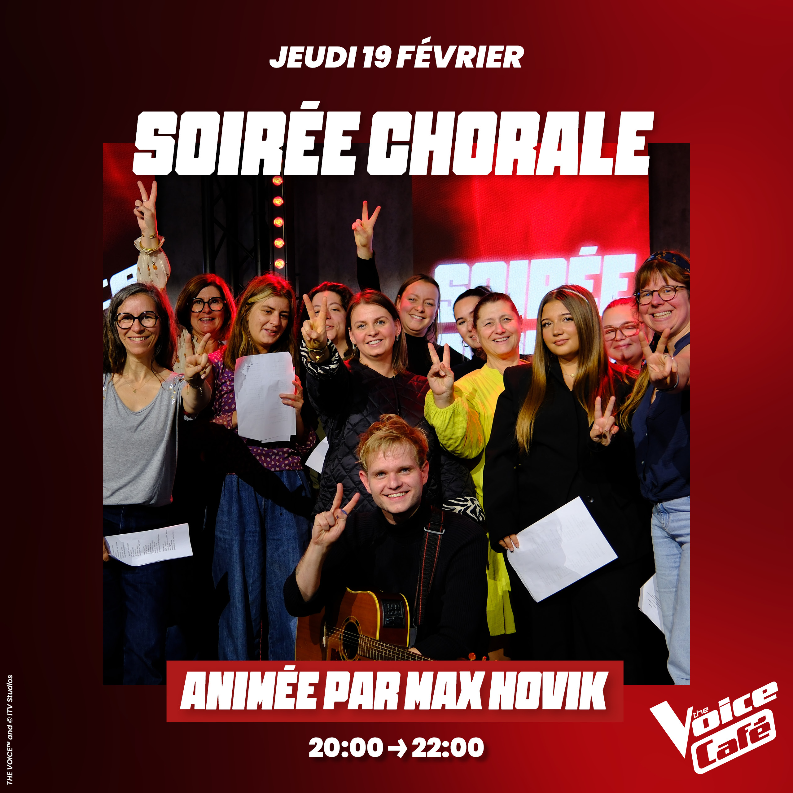 SOIRÉE CHORALE ANIMÉE PAR MAX NOVIK
