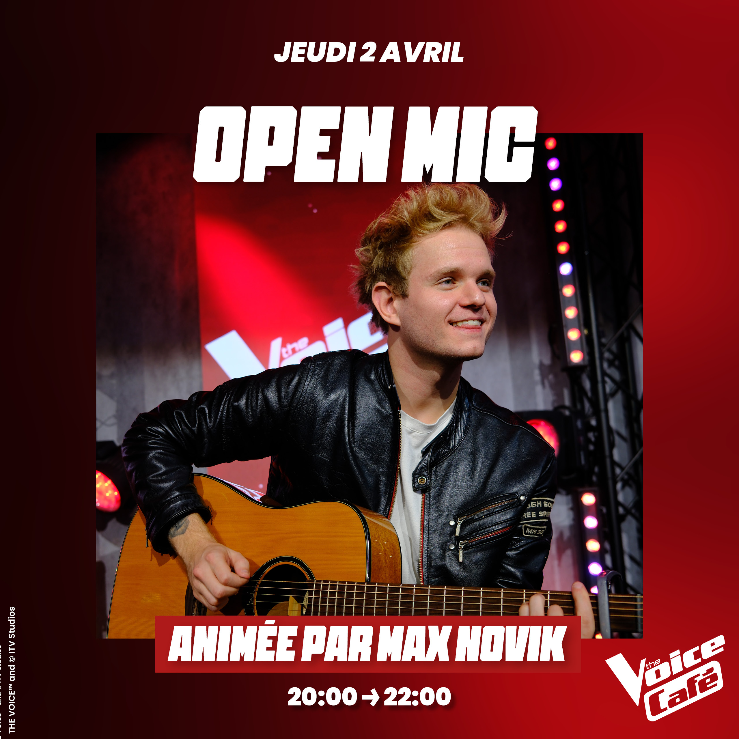OPEN MIC ANIMÉE PAR MAX NOVIK