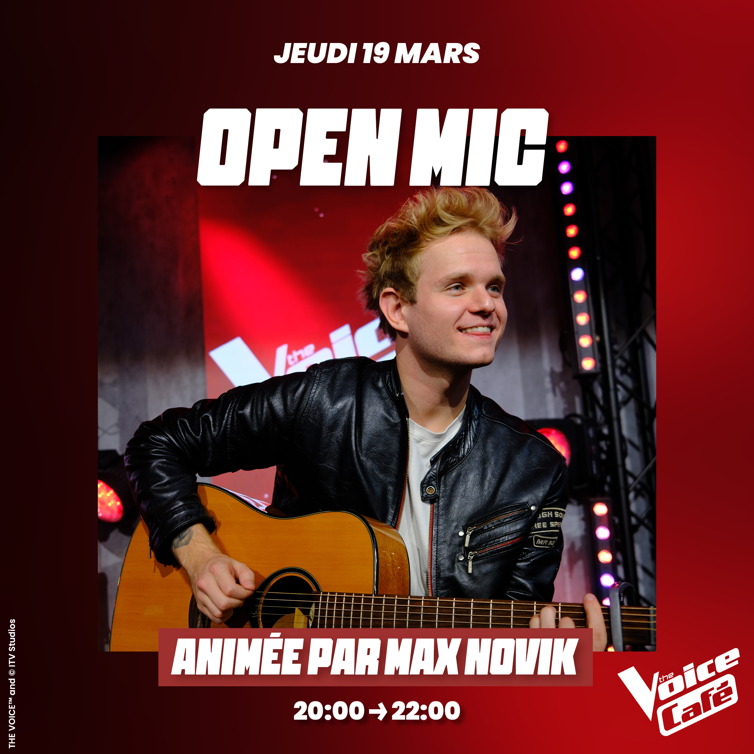 OPEN MIC ANIMÉE PAR MAX NOVIK