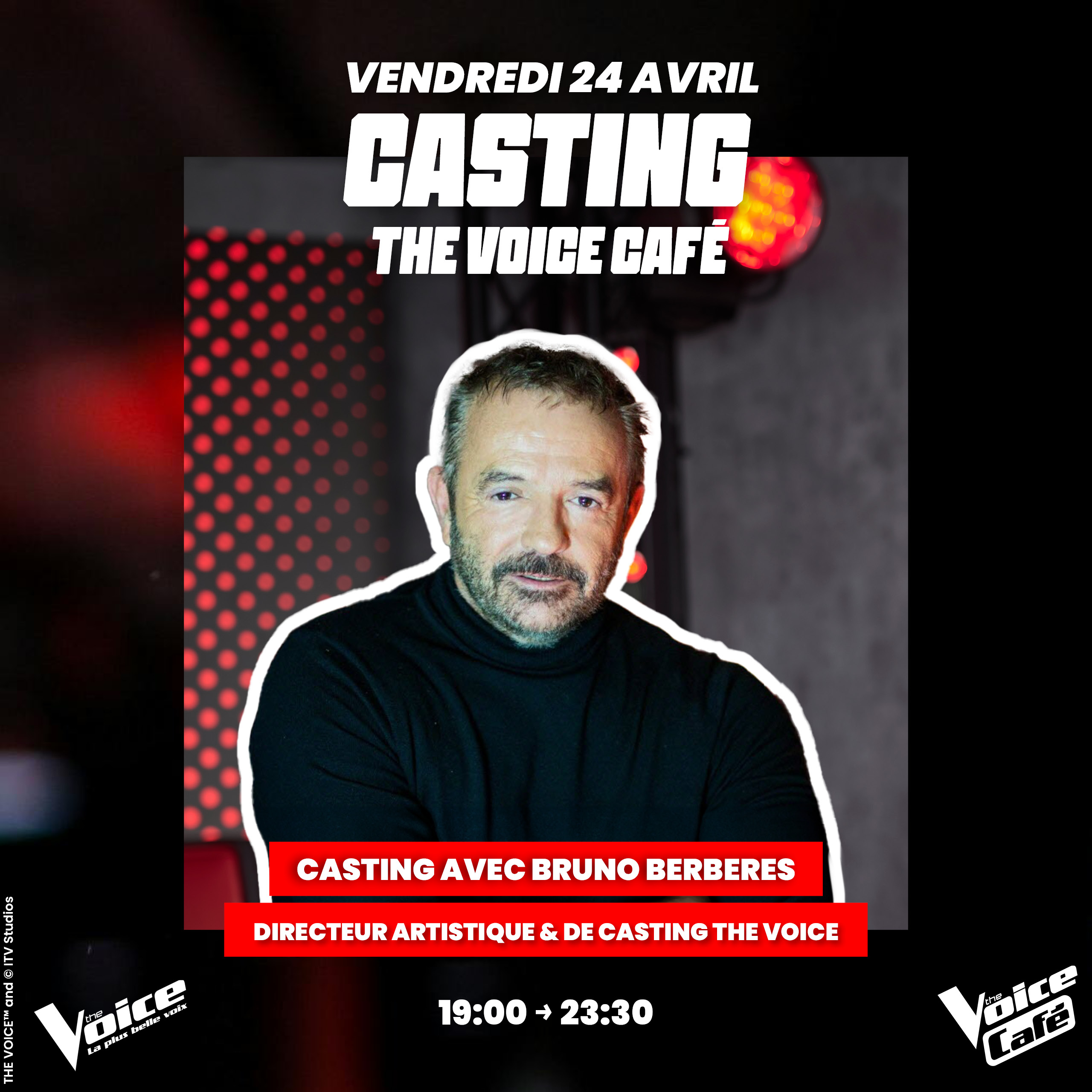 CASTING THE VOICE CAFE X BRUNO BERBERES