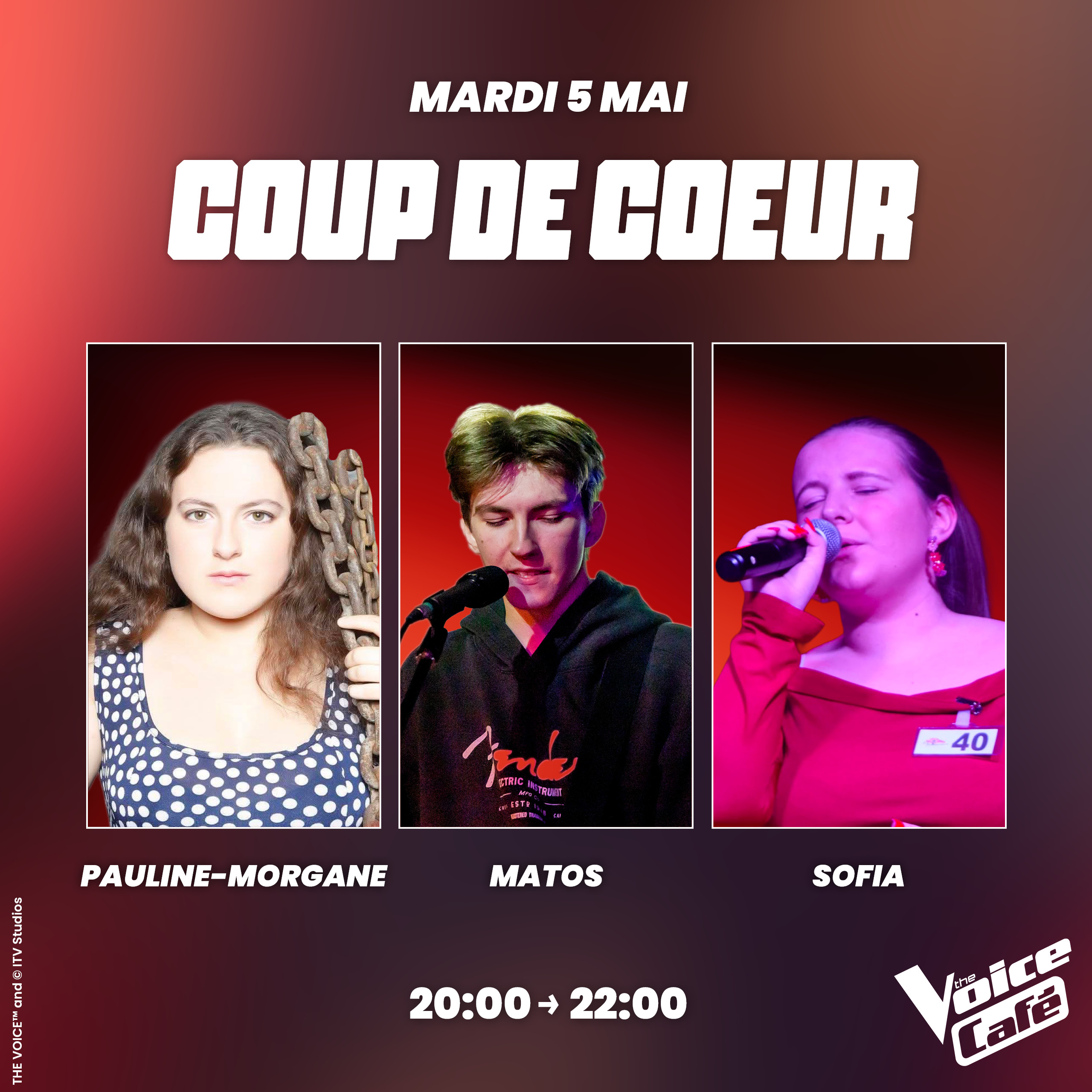 COUP DE COEUR – LA SOIRÉE DÉCOUVERTE DE TALENTS – MATOS X SOFIA X PAULINE-MORGANE