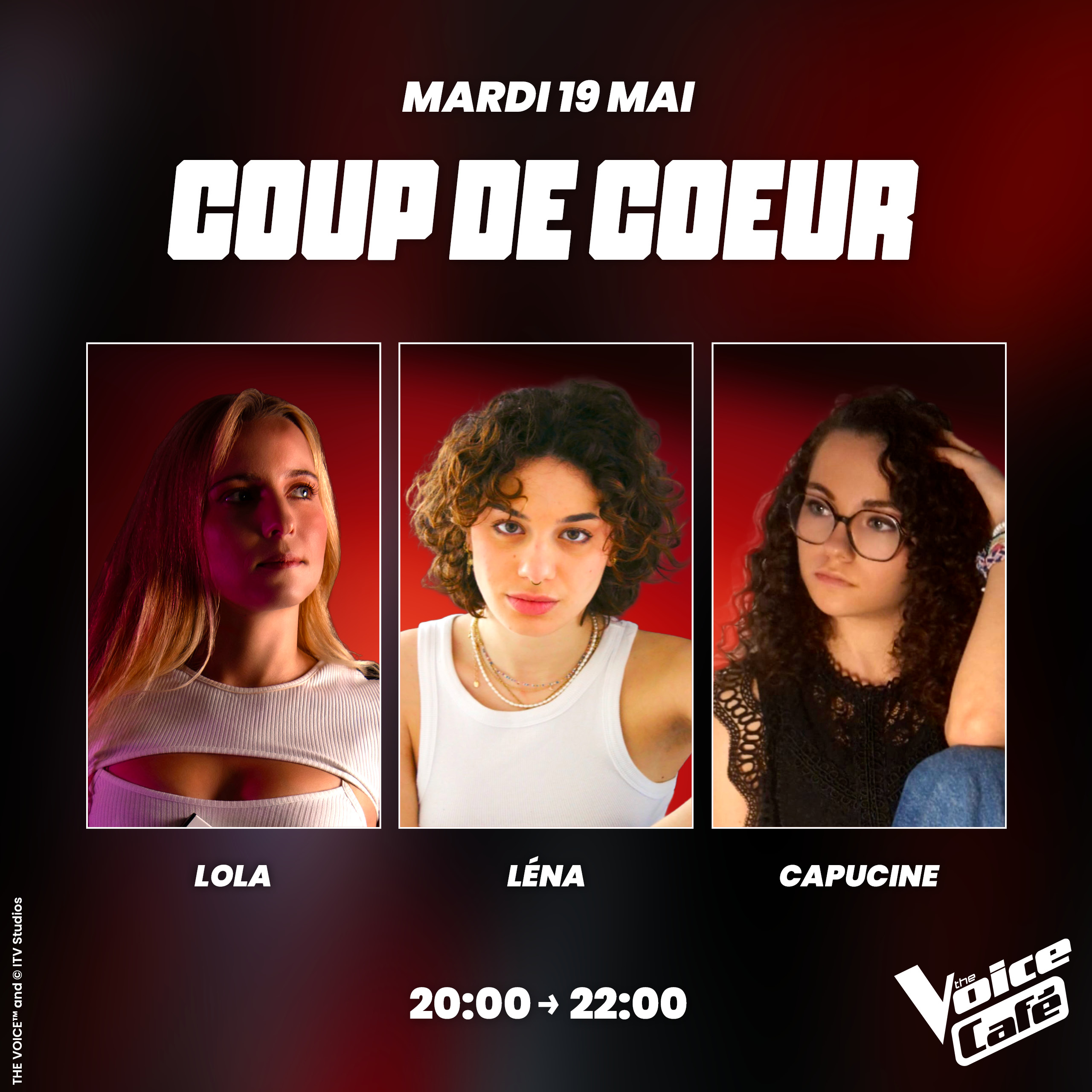 COUP DE COEUR – LA SOIRÉE DÉCOUVERTE DE TALENTS – CAPUCINE X LENA X LOLA