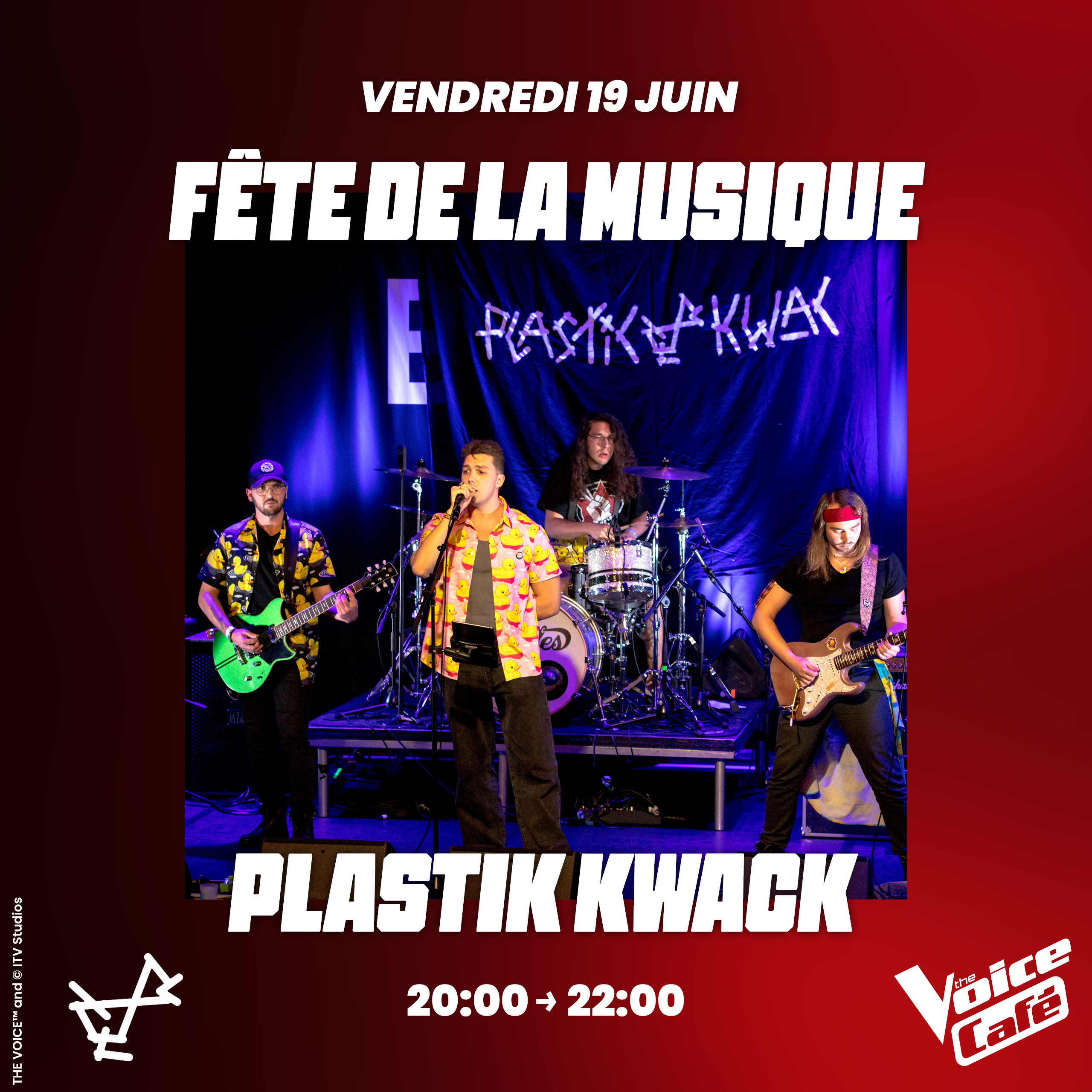 CONCERT LIVE FETE DE LA MUSIQUE – PLASTIK KWACK