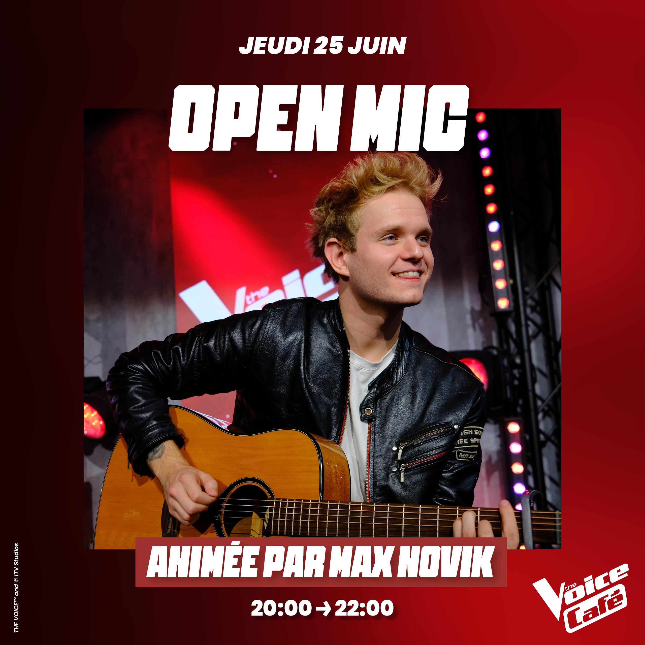 OPEN MIC ANIMÉ PAR MAX NOVIK