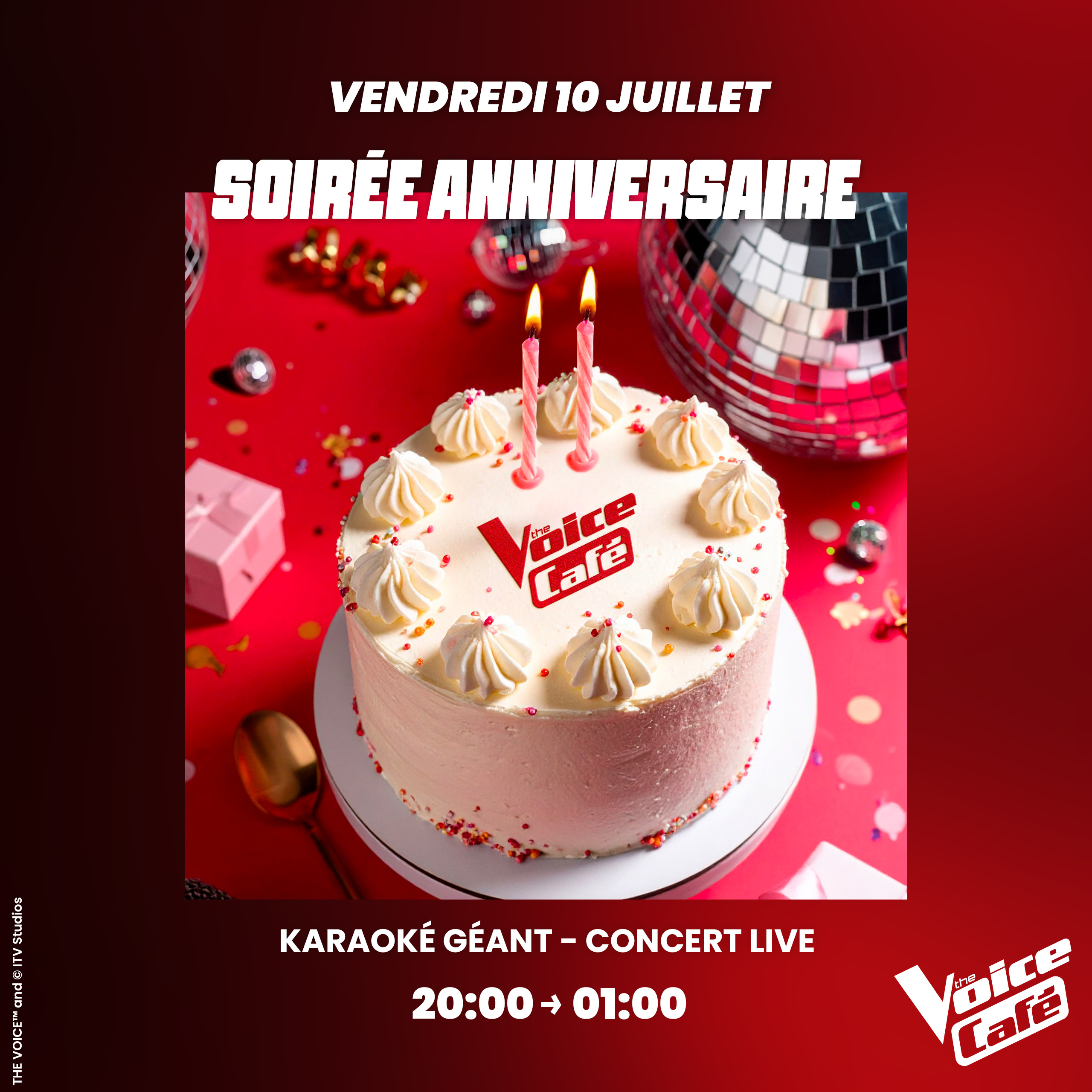 ANNIVERSAIRE 2 ANS THE VOICE CAFE